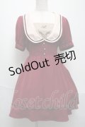 Amavel / セーラーデザインワンピース  ワイン S-25-05-28-056-CA-OP-AS-ZS