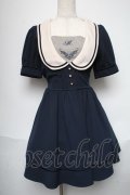 Amavel / セーラーデザインワンピース  紺 S-25-05-28-058-CA-OP-AS-ZS