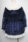 画像2: 【SALE】Swankiss / パンジーチュールワンピース  紺 S-25-05-28-059-CA-OP-HR-ZT302 (2)