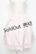 Swankiss / 裾フリルスカート  ピンク S-25-05-28-064-CA-AC-HR-ZS