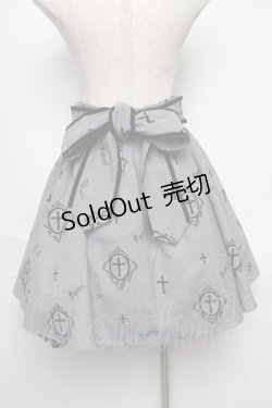 画像2: Amavel / クロスフロッキーグレンチェックスカート  グレー　 S-25-05-28-065-CA-SK-HR-ZS