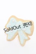 Q-pot. / Ribbon Sugar Cookieリング  サックス S-25-05-28-012-QP-AC-HR-ZS