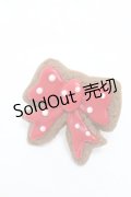 Q-pot. / Ribbon Sugar Cookieリング  赤 S-25-05-28-013-QP-AC-HR-ZS
