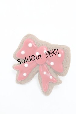 画像1: Q-pot. / Ribbon Sugar Cookieリング  赤 S-25-05-28-013-QP-AC-HR-ZS
