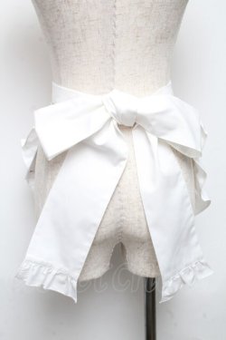 画像2: axes femme kawaii / mikkoコラボ刺繍エプロン  白 S-25-05-28-021-AX-SK-AS-ZS