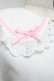 画像3: axes femme kawaii / 梯子レース半袖ブラウス  白ｘピンク S-25-05-28-022-AX-BL-AS-ZS (3)