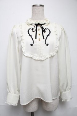 画像1: Amavel / バイオリン刺繍ブラウス  ベージュ S-25-05-28-024-CA-BL-AS-ZS