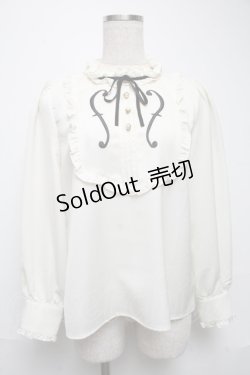 画像1: Amavel / バイオリン刺繍ブラウス  ベージュ S-25-05-28-024-CA-BL-AS-ZS