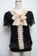 画像1: axes femme POETIQUE / バラ刺繍カットプルオーバー  黒 S-25-05-28-037-AX-TO-HR-ZS (1)