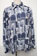 axes femme / フラワー×額縁ptシャツ M 紺 S-25-05-29-039-AX-TO-AS-ZS