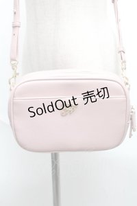Maison de FLEUR / フリルエポーレットショルダーバッグ  ピンク S-25-05-29-004-LO-BG-AS-ZS
