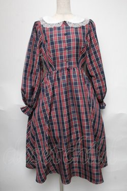 画像1: m petit by misako / サンリオキャラクターズコラボ ハローキティ ワンピース  紺ｘ赤 S-25-05-29-043-LO-OP-AS-ZS