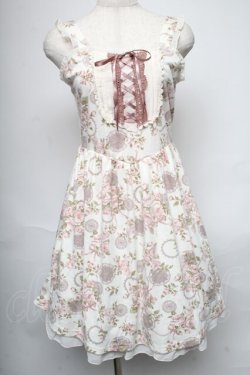 画像1: axes femme / 花柄ワンピース  オフ S-25-05-29-051-AX-OP-AS-ZS