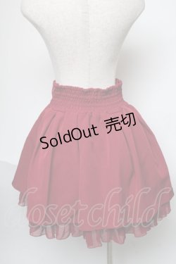 画像2: LIZ LISA / 花モチーフ付スカート  赤 S-25-05-29-060-LO-SK-HR-ZS