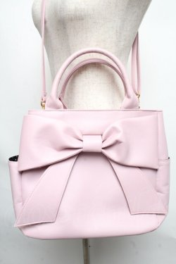 画像1: MILK / MILK ribbonバッグ  ピンク S-25-05-29-002-ML-BG-AS-ZS