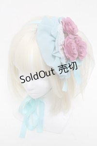 metamorphose / 円形シフォンヘッドドレス  グリーン S-25-05-29-025-ME-AC-AS-ZS