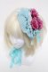 画像1: metamorphose / 円形シフォンヘッドドレス  グリーン S-25-05-29-025-ME-AC-AS-ZS (1)