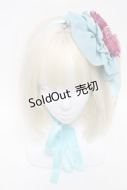 画像2: metamorphose / 円形シフォンヘッドドレス  グリーン S-25-05-29-025-ME-AC-AS-ZS