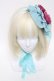 画像2: metamorphose / 円形シフォンヘッドドレス  グリーン S-25-05-29-025-ME-AC-AS-ZS (2)