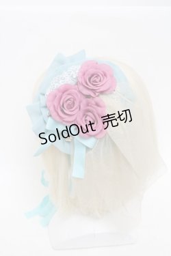 画像3: metamorphose / 円形シフォンヘッドドレス  グリーン S-25-05-29-025-ME-AC-AS-ZS