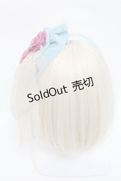 画像4: metamorphose / 円形シフォンヘッドドレス  グリーン S-25-05-29-025-ME-AC-AS-ZS