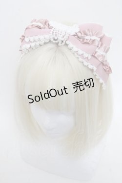 画像1: BABY,THE STARS SHINE BRIGHT / Ribbon Couture Paletteカチューシャ  ピンク S-25-05-29-027-BA-ZA-HR-ZS