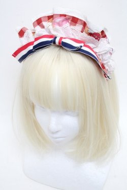 画像1: Angelic Pretty / いちごBread Bakery CafeスカートSetのカチューシャ   S-25-05-29-030-AP-AC-HR-ZS