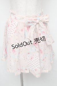 LIZ LISA / 花柄シフォンスカート  ピンク S-25-05-31-061-LO-SK-AS-ZS
