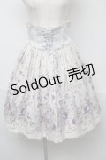 Victorian maiden / ローズガーデンハイウエストスカート  ムーンライトブルー S-25-05-31-064-CL-SK-AS-ZS