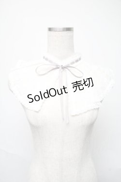 画像1: Fi.n.t / レース付け襟  白 S-25-05-31-011-CA-ZA-AS-ZS