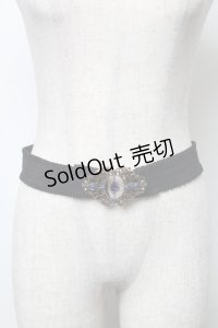 axes femme / 誕生石モチーフゴムベルト  ゴールドＸブルー S-25-05-31-012-AX-ZA-AS-ZS
