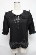 m petit by misako / 丸襟プルオーバー  黒 S-25-05-31-030-LO-TO-AS-ZS
