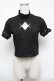 画像1: REFLEM / メタリックロゴハイネッククロップドTシャツ  黒 S-25-05-31-033-PU-TO-AS-ZS (1)