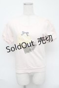 Ank Rouge / プリントカットソー  ピンク S-25-05-31-040-CA-TO-AS-ZS