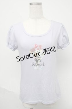 画像1: Ank Rouge / プリントカットソー  ラベンダー S-25-05-31-041-CA-TO-AS-ZS