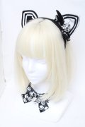 MAXICIMAM / ネコミミカチューシャ  黒 S-25-05-31-005-LO-AC-AS-ZS