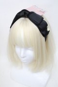 m petit by misako / NINA'sコラボ AM*NIフラワーカチューシャ  黒 S-25-06-01-001-LO-AC-HR-ZS