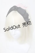 m petit by misako / NINA'sコラボ AM*NIフラワーカチューシャ  黒 S-25-06-01-001-LO-AC-HR-ZS