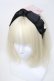 画像1: m petit by misako / NINA'sコラボ AM*NIフラワーカチューシャ  黒 S-25-06-01-001-LO-AC-HR-ZS (1)