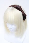 m petit by misako / TT*AMリボンカチューシャ  茶 S-25-06-01-005-LO-AC-HR-ZS