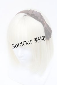 m petit by misako / TT*AMリボンカチューシャ  茶 S-25-06-01-005-LO-AC-HR-ZS