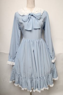 画像1: Physical Drop / ベーシックワンピース  サックス S-25-06-01-039-LO-OP-HR-ZS