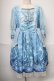画像1: Angelic Pretty / 眠れる深海の星々ワンピース  サックス S-25-06-01-040-AP-OP-AS-ZS (1)