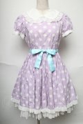 Angelic Pretty / French Dot Dreamワンピース  ラベンダー S-25-06-01-044-AP-OP-HR-ZS