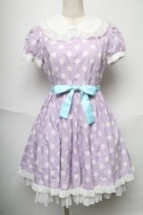 Angelic Pretty / French Dot Dreamワンピース  ラベンダー S-25-06-01-044-AP-OP-HR-ZS