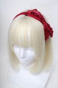 m petit by misako / TT*AMリボンカチューシャ  赤 S-25-06-01-006-LO-AC-HR-ZS