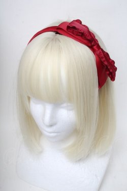 画像1: m petit by misako / TT*AMリボンカチューシャ  赤 S-25-06-01-006-LO-AC-HR-ZS