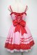 画像2: Angelic Pretty / Candy Popジャンパースカート  ピンクｘ赤 S-25-06-01-047-AP-OP-AS-ZS (2)