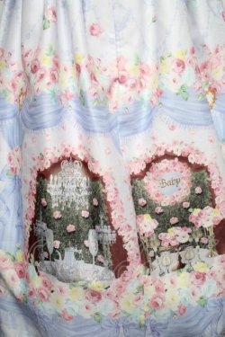 画像3: BABY,THE STARS SHINE BRIGHT / 夢色に花舞うPrincess Garden Partyリボンビスチェジャンパースカート  サックス S-25-06-01-050-BA-OP-SA-ZS