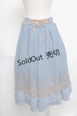 画像2: LOLITA / スカート  ブルーｘブラウン S-25-06-01-057-LO-SK-AS-ZS
